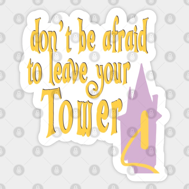 Leave the Tower Sticker by AGirl95